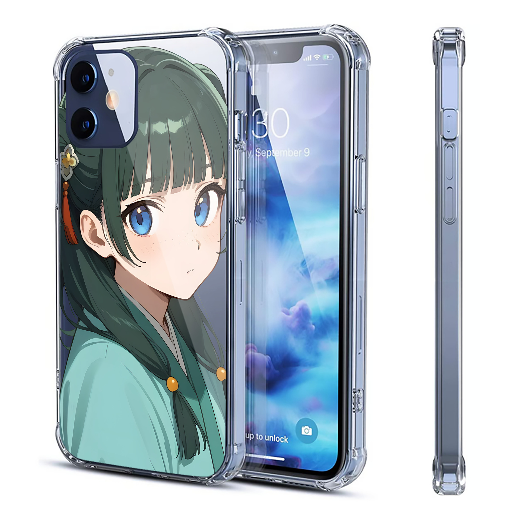 （画像用） 薬屋のひとりごと The Apothecary Diaries 【iPhone 12シリーズ対応】透明スマホケース（クリアソフトケース）